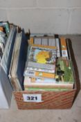 Box of manuals/ DVDs.