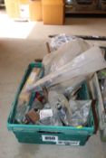 Crate of unused tractor spares to include steering