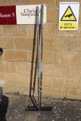 2x Heavy duty steel rakes. V