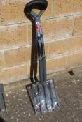 2x Spear & Jackson stainless steel spade & fork . V
