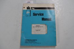 International 1420 Axial Flow combine service manual.