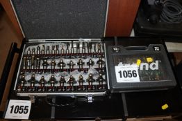 Two cased router bit sets. From a deceased estate.