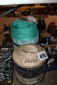 Quantity of baler twine. From a deceased estate.