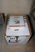 Box of manuals/ brochures.