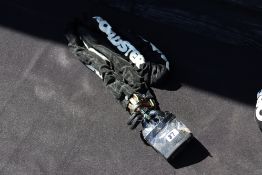 Extra heavy duty chain & lock. V