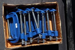 10x Assorted G clamps. V
