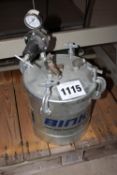 Binks pressure paint pot. V