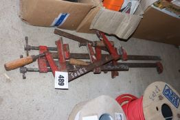 Various clamps. For sale due to sale of farm.