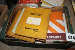Box misc manuals.
