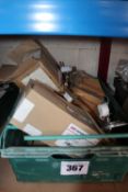 Crate of unused tractor spares. For sale due to re