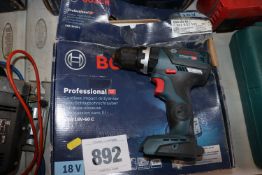 Bosch GSB 18v-60C cordless drill bare unit. Unused