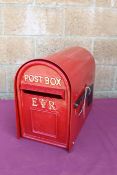 Red American postbox. V