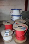Large quantity of unused electric cable. For sale