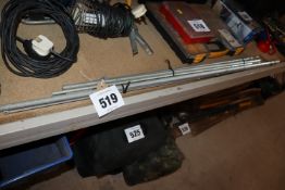 Quantity of threaded bar. From a deceased estate.