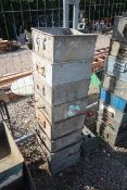 Quantity of metal parts bins. V