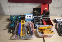 Drill bits etc. From a deceased estate.