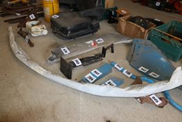 CNH fender extension. Part number 84349867.