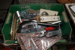 Tray of various tools. V