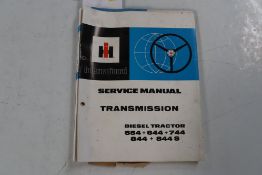 International 554-844 tractor transmission service manual.