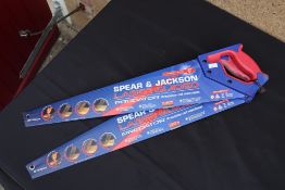 2x Spear & Jackson saws. V