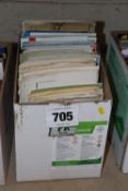 Box of manuals/ brochures.