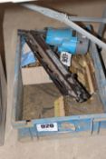 Silver Line nail gun and nails.