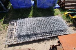Pallet of gabions/ wire crates.