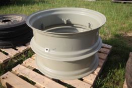 2x 9x28 wheel rims.