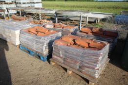 6x pallets reclaimed pan tiles and some ridge tile