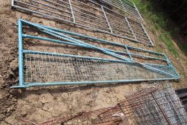 c.16ft half mesh gate. For sale due to sale of cattle.
