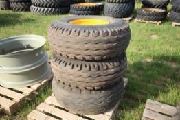 3x 12.5/80-15.3 trailer wheels and tyres.