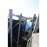 Galvanised and plastic bottom discharge hopper. V
