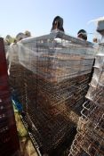 Pallet of 30 wire crates. V