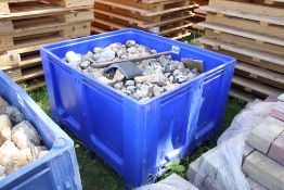 Dolav of builder's flints.