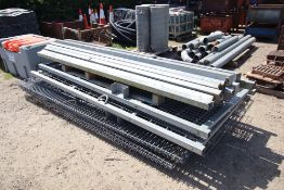 Security fencing and gates.