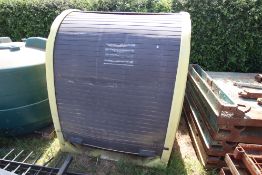 Covered drum bund. V