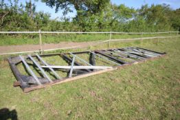 c. 25ft yard barrier gate. For sale due to sale of farm. To be collected from near Ipswich, Suffolk.