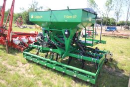 Simtech T-Sem 30 3m mounted direct drill. 2021. With hydraulic fan, disc openers, three rows of