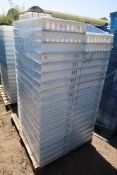 56x white crates. V