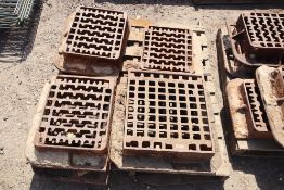7x yard or roadway gullies with frames.