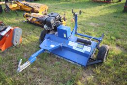 ATV120 1.2m unused heavy duty quad bike mower. With petrol engine. V