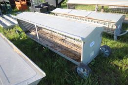 IAE 8ft covered hay rack. V