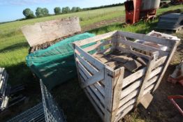 2x stillages concrete peg tiles.