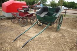 Horse drawn Governess cart.