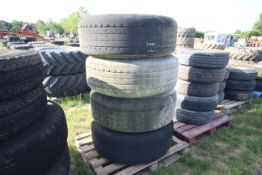 4x super single wheels and tyres. V