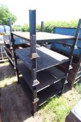 4x open stillages. V