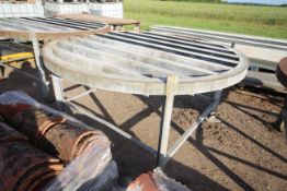 Galvanised tank stand.