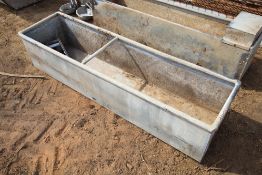 6ft Galvanised cattle water trough. For sale due to sale of cattle.
