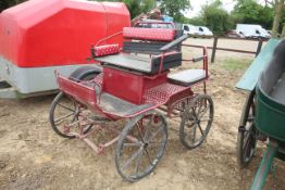 Four wheel scurry carriage. Requires attention. V