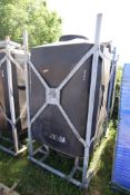 Galvanised and plastic bottom discharge hopper. V